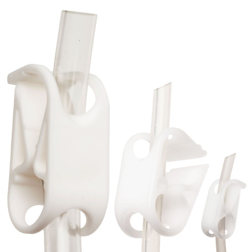 Bel-Art Acetal Mini Plastic Tubing Clamps; For Tubing Under ³⁄₁₆ in. O.D. (Pack of 100)