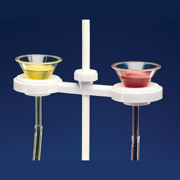Bel-Art Polypropylene Funnel Holder for Two 1 to 6 in. Funnels