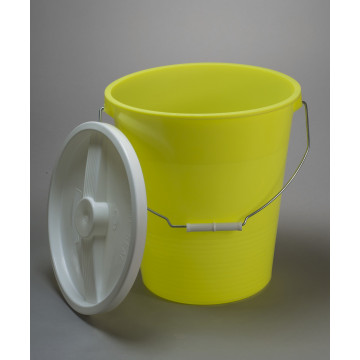 Bel-Art Polyethylene 13.2 Liter Pail; 12¾ in. Height, 10½ in. I.D.