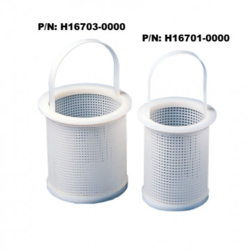 Bel-Art Polyethylene Straining Basket; 4 in. O.D., 3⅜ in. I.D., 5 in. Height