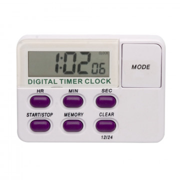 Bel-Art, H-B DURAC Single Channel Electronic Timer with Memory and Clock and Certificate of Calibration