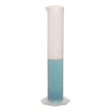 Bel-Art Single Scale 2000ml Polypropylene Graduated Cylinder; 20.0ml Graduation