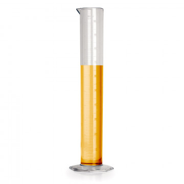 Bel-Art 1000ml Clear TPX® Graduated Cylinder; 10.0ml Graduation