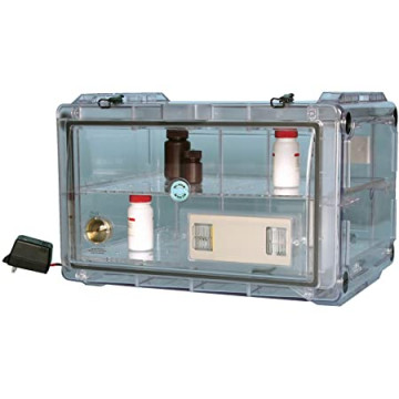 Bel-Art Secador® Clear 4.0 Horizontal Auto-Desiccator Cabinet; 230V, 1.9 cu. ft.