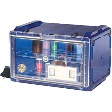Bel-Art Secador® Blue 4.0 Horizontal Auto-Desiccator Cabinet with Clear Door; 230V, 1.9 cu. ft.