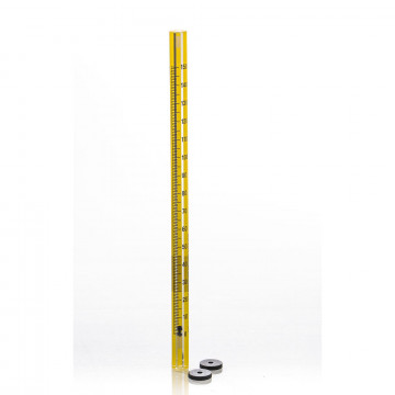 Bel-Art Riteflow Borosilicate Glass Unmounted Flowmeter; 150mm Scale, Size 2