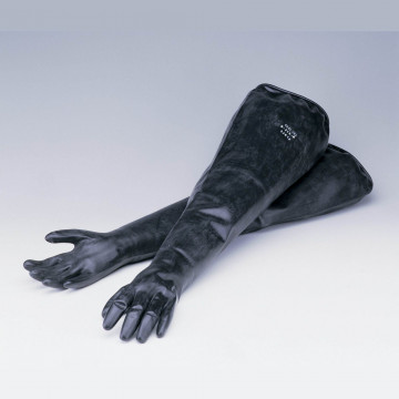 Bel-Art Glove Box Neoprene Sleeved Gloves; Size 10 