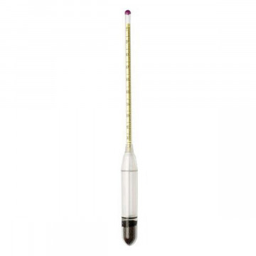 Bel-Art H-B DURAC Salt Brine Shatterproof Plastic Hydrometer; 0/80 Percent by Saturation