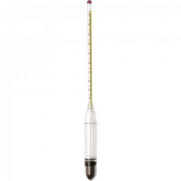 Bel-Art H-B DURAC Salt Brine Shatterproof Plastic Hydrometer; 10/100 Percent by Saturation