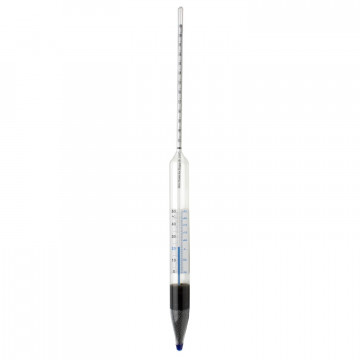 Bel-Art H-B DURAC Safety 0/12 Degree Brix Sugar Scale Combined Form Thermo-Hydrometer