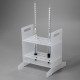 Bel-Art Hydrometer Rack; For Long Hydrometers, 18 Places, Polypropylene