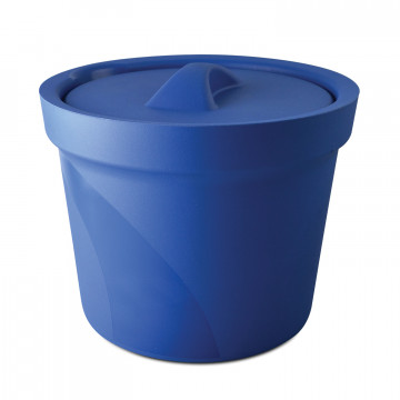 Bel-Art Magic Touch 2™ High Performance Blue Ice Bucket; 4.0 Liter, With Lid
