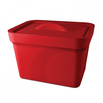 Bel-Art Magic Touch 2™ High Performance Red Ice Pan; 4.0 Liter Midi Model, With Lid