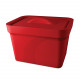 Bel-Art Magic Touch 2™ High Performance Red Ice Pan; 4.0 Liter Midi Model, With Lid