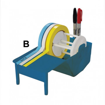 Bel-Art Economy Write-On Multi-Roll Label Tape Dispenser; 12 x 5⁵/₈ x 4¹/₈ in.