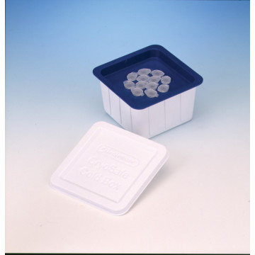 Bel-Art Cryo-Safe Cold Box; For 1.5ml Tubes, 12 Places, Plastic, 4.6 x 4.6 x 2.8 in. 