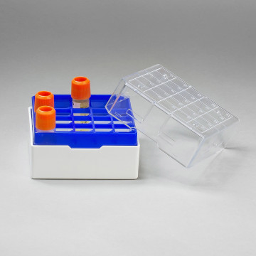 Bel-Art ProCulture Cryogenic Vial Storage Box; 25 Places, For 1.2-2.0ml Vials (Pack of 8)