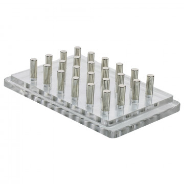 Bel-Art Magnetic Bead Separation Rack for 96-Well PCR Tube Plate