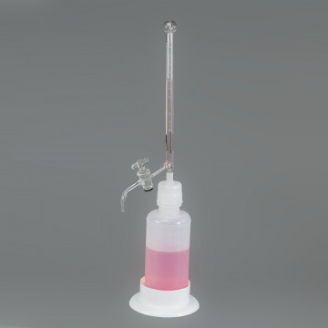 Bel-Art Borosilicate Glass 10ml Automatic Self Zeroing Burette; 500ml Reservoir