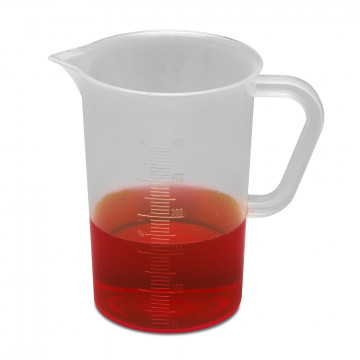 Bel-Art Tall Form 5,000ml Polypropylene Graduated Pitcher; 100ml Graduation