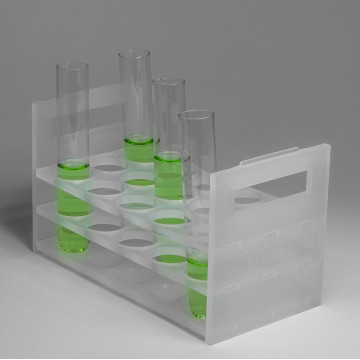 Bel-Art Heavy Duty Test Tube Rack; For 20-25mm Tubes, 18 Places