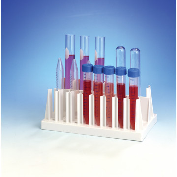 Bel-Art Color Comparison Tube Rack; 6 - 8 Places