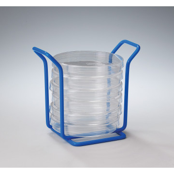 Bel-Art Poxygrid Petri Dish Mini Rack; 100mm, 6 Places, 5¼ x 3¼ x 4¾ in. 