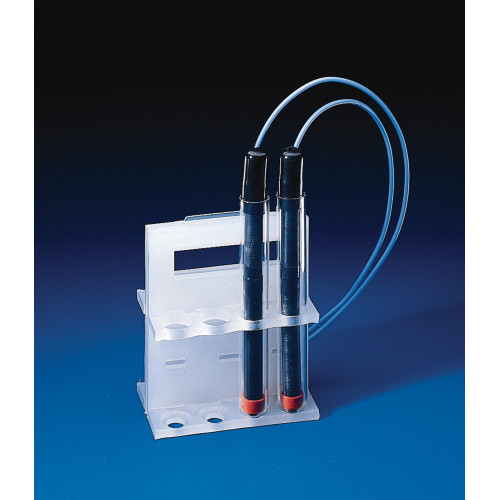 Bel-Art Electrode Rack; For 20mm Tubes, 8 Places
