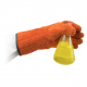Bel-Art Clavies Heat Resistant Biohazard Autoclave/Oven Gloves; 5 in. Gauntlet