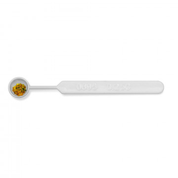 Bel-Art Mini Sampling Spoon; 0.25ml (0.0085oz), Plastic (Pack of 25)