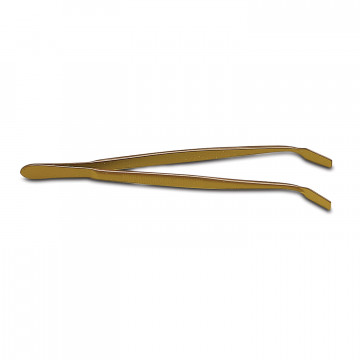 Bel-Art Teflon FEP Bent Cover Glass Forceps; 4 in. (Pack of 2)