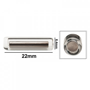 Bel-Art Pyrex® Spinbar® Magnetic Stirring Bar; Glass Encapsulated, 22 x 6.4mm