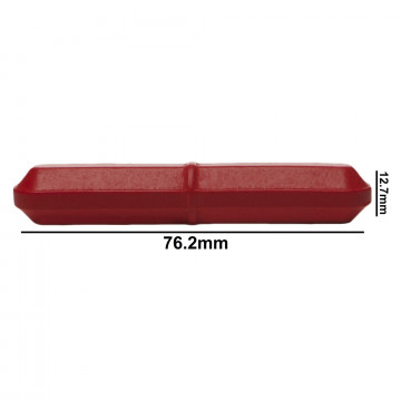 Bel-Art Spinbar® Teflon® Octagon Magnetic Stirring Bar; 76.2 x 12.7mm, Red