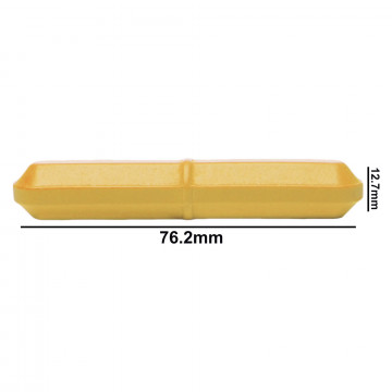 Bel-Art Spinbar® Teflon® Octagon Magnetic Stirring Bar; 76.2 x 12.7mm, Yellow