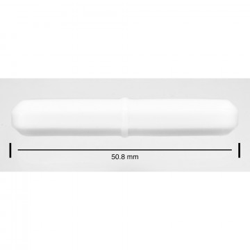 Bel-Art Spinbar® Teflon® Octagon Magnetic Stirring Bar; 50.8 x 8mm, White