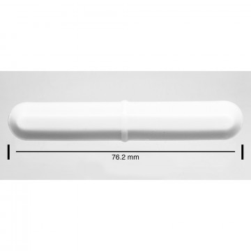 Bel-Art Spinbar® Teflon® Octagon Magnetic Stirring Bar; 76.2 x 12.7mm, White