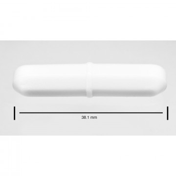 Bel-Art Spinbar® Teflon® Octagon Magnetic Stirring Bar; 38.1 x 8mm, White