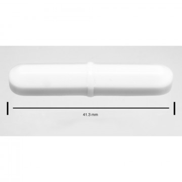 Bel-Art Spinbar® Teflon® Octagon Magnetic Stirring Bar; 41.3 x 8mm, White