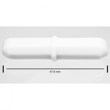 Bel-Art Spinbar® Teflon® Octagon Magnetic Stirring Bar; 47.6 x 9.5mm, White