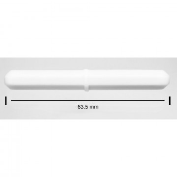 Bel-Art Spinbar® Teflon® Octagon Magnetic Stirring Bar; 63.5 x 8mm, White