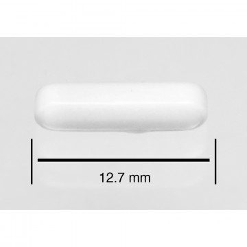 Bel-Art Spinbar® Teflon® Octagon Magnetic Stirring Bar; 12.7 x 3.2mm, White