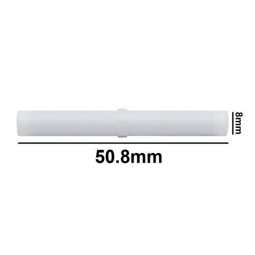 Bel-Art Spinbar® Teflon® Cylindrical Magnetic Stirring Bar; 50.8 x 8mm, White