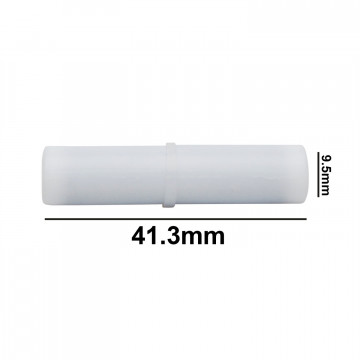 Bel-Art Spinbar® Teflon® Cylindrical Magnetic Stirring Bar; 41.3 x 9.5mm, White