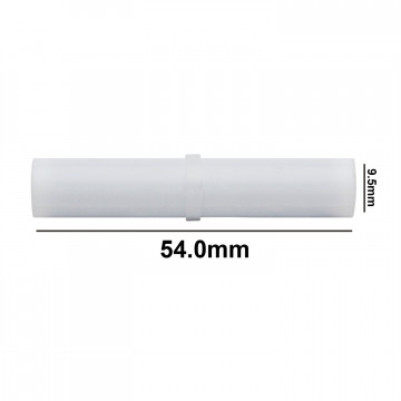 Bel-Art Spinbar® Teflon® Cylindrical Magnetic Stirring Bar; 54.0 x 9.5mm, White