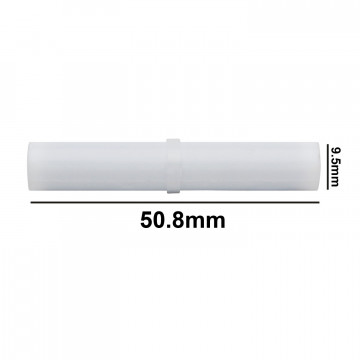 Bel-Art Spinbar® Teflon® Cylindrical Magnetic Stirring Bar; 50.8 x 9.5mm, White