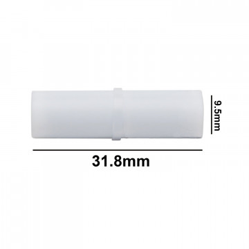 Bel-Art Spinbar® Teflon® Cylindrical Magnetic Stirring Bar; 31.8 x 9.5mm, White