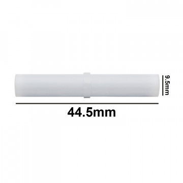 Bel-Art Spinbar® Teflon® Cylindrical Magnetic Stirring Bar; 44.5 x 9.5mm, White