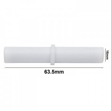 Bel-Art Spinbar® Teflon® Cylindrical Magnetic Stirring Bar; 63.5 x 16mm, White