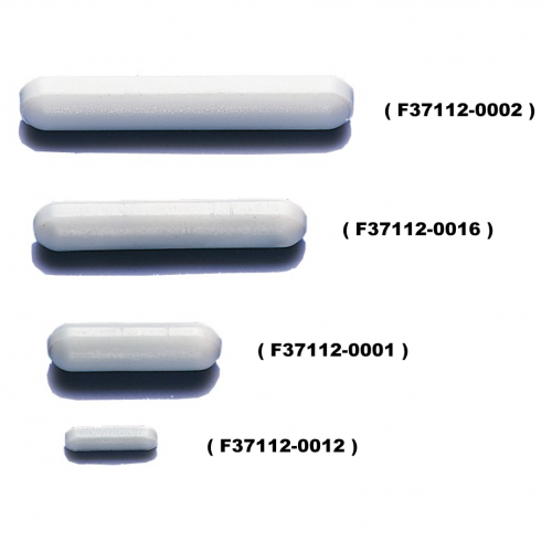 Bel-Art Spinbar® Teflon® Disposable Polygon Magnetic Stirring Bars; 41.3 x 8mm, White (Pack of 100)