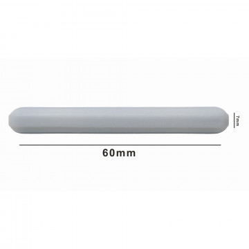 Bel-Art Spinbar® Teflon® Polygon Magnetic Stirring Bar; 60 x 7mm, White, without Pivot Ring